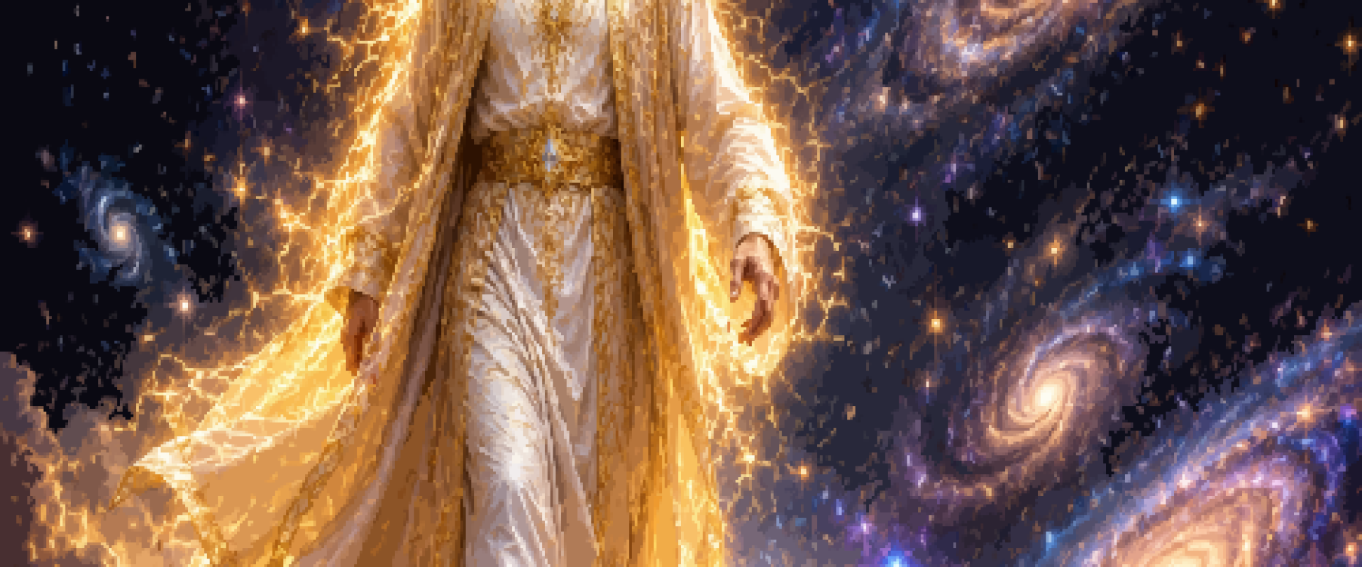 Father walking among the Stars